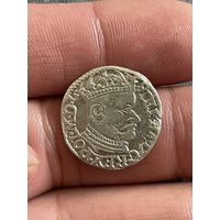 3 гроша 1583 R3 редкий! Баторий!