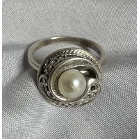 Кольцо серебряное 925 пробы. 28