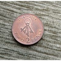 Werty71 Гибралтар 2 пенса 2004