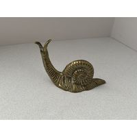 Фигурка, Улитка, латунь.