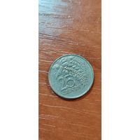Тринидад и Тобаго 25 цент 1975