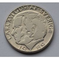 Швеция, 1 крона 1989 г.
