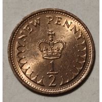 Великобритания 1/2 нового пенни, 1971(14-11-44)