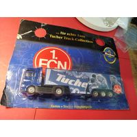 Машинка коллекционная. Немецкая. Грузовик с пивом Tucher. В Блистере. С рубля. Редкость. (01) Дикий Нульц!.