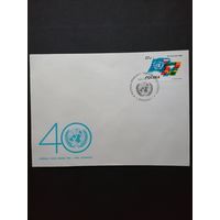 Польша 1985 КПД с маркой "40 лет ООН (UNO)" (спецгашение) Mi.3004 каталог 1.50 евро