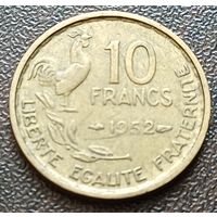Франция 10 франков, 1952    ( 2-3-2 )