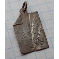 Медальон, серебро, маленький