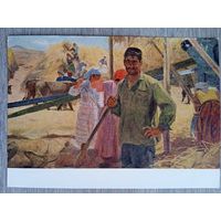 1958. соцреализм. Минасян. На току