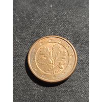 Германия 1 евроцент 2004 D