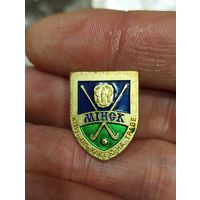 Значек тяжёлый,хоккейный клуб по траве Минск.