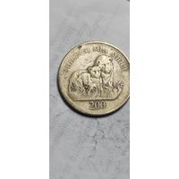 Танзания 200 шиллинг 1998