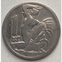 Чехословакия 1 крона 1924 г.