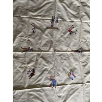 Скатерть с африканскими мотивами, ручная вышивка