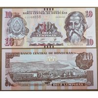 Гондурас, 10 лемпир 2019 г., P-99 (президент Хосе Тринидад Кабаньяс), UNC