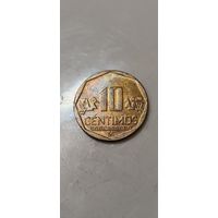 Перу 10 сентимос 2023