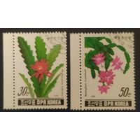 КНДР 1990 кактусы 2 из 3 .
