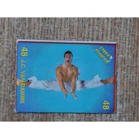 Карточка от жвачки Street Fighter Уличный Боец Вкладыш Картонка из Стрит Файтер 90-е