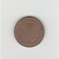 1 евроцент Германия (ФРГ) 2009 J Лот 8009