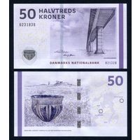 Дания 50 крон 2009 г. (2013 г.) (P-65f(4), UNC) [Rohde - Sorensen]