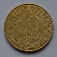 Франция, 10 сантимов 1978 г.