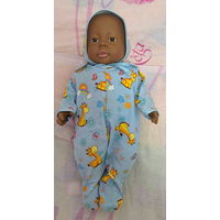 Пупс Реборн 40см, новый, темный мальчик с половыми признаками