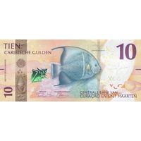 Кюрасао и Синт-Мартен 10 гульденов 2025 год года. Тип P-W1. Состояние UNC!
