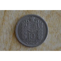 Монако 10 франков 1946