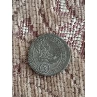 3 крейцера Леопольд 1701г. Серебро