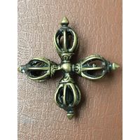 Двойная ваджра, бронза