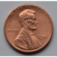 США, 1 цент 1988 г.