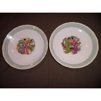 Блюда фарфоровые Добрушский фарфоровый завод.БССР.С рубля.