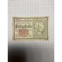 50 геллеров (нотгельды) Австрия.-2212