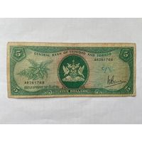 Тринидад и Тобаго. 5 долларов 1964 г. -06
