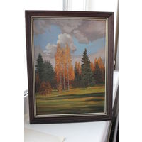 Картина "Бабье лето" Михаил Байков 1997 год