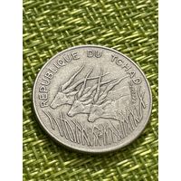 Чад 100 франков 1982 г ( Антилопы Фауна )