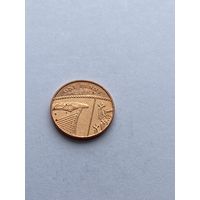 1 пенни 2010 г., Великобритания