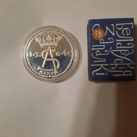 Талер Жыгімонта Аўгуста 1564г. Копія 2013г., Літва. Бронза-срэбра, тыраж 3000 экз.