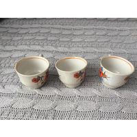 Три кофейных чашки Добруш СССР