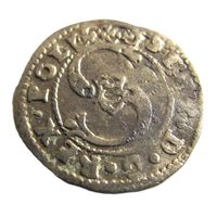 Шеляг литовский 1584 Вильно Стэфан Баторий
