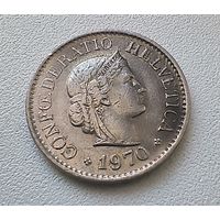 Швейцария 5 раппенов, 1970 1-15-44