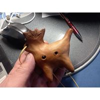 Глиняная свистулька. Ручная работа