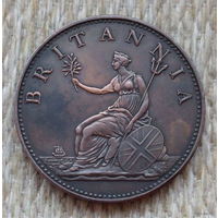 Великобритании 1/2 пенни 1807 года. Король Георгий III. Британия. Предложи свою цену или обмен!