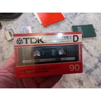 Аудиокассета TDK D 90 новая запечатанная