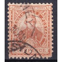 76.Aust. Великобритания. Австралийские штаты. Новый Южный Уэльс. Джеймс Кук. Стандарт. 1905/06 гг.  4p. Mi.#97.