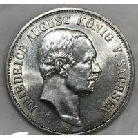 5 марок 1914 Саксония яркий штемпельный блеск! Редкость! ГИ крупное серебро