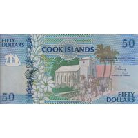 Острова Кука 50 долларов 1992 (UNC)