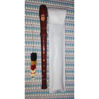 Блокфлейта  винтажная, времён СССР, дерево