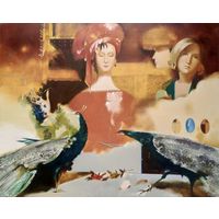 Товстик В.А. 80/100см;Каталожный. Народный художник. "Восточная сказка",2003г.