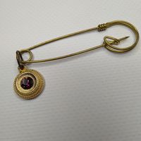 Булавка с подвеской из СССР