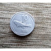 Werty71 Филиппины 10 сентимо 1988 Рыба Филиппинские острова